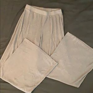 Wide Leg Lounge Pants Grey